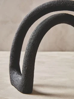 Table Top|Abstract^Statues & Sculptures Nightfall 21cm Black Metal Indoor Sculpture