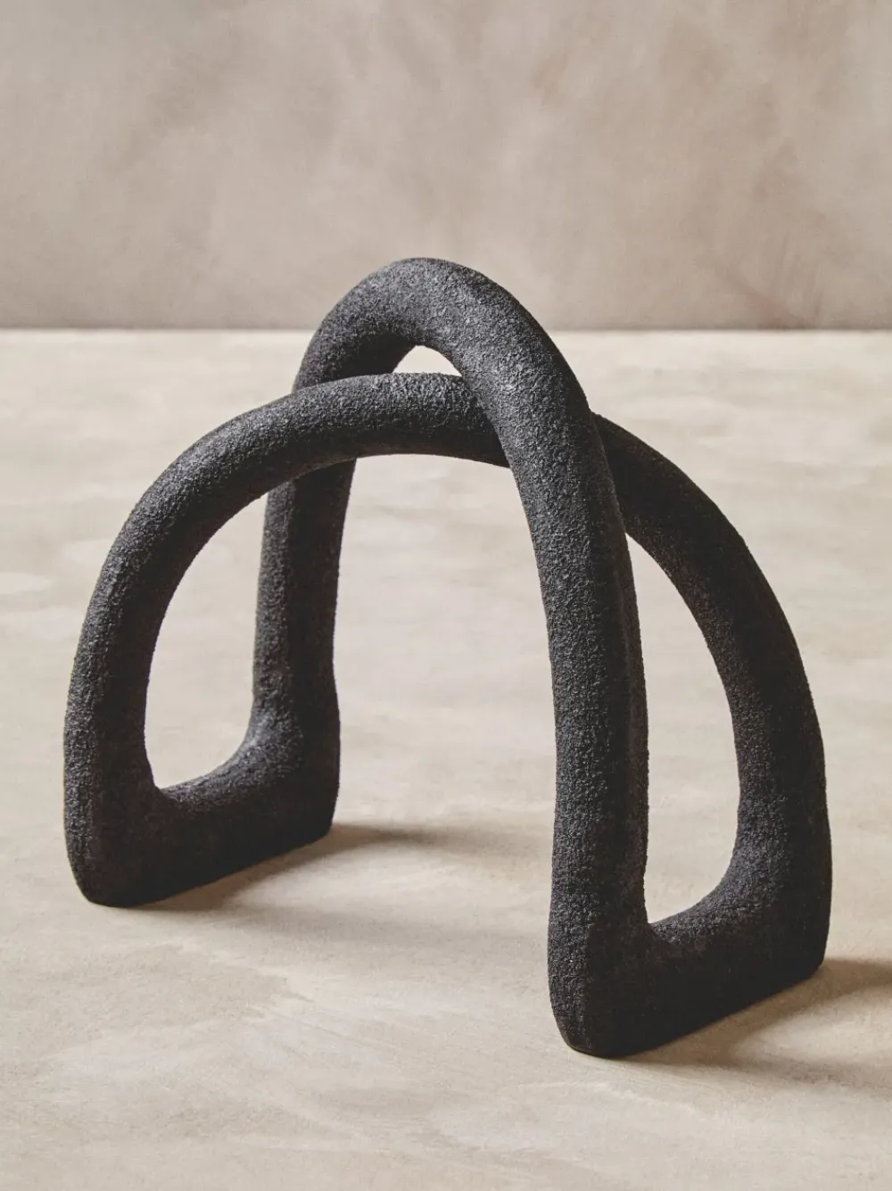 Table Top|Abstract^Statues & Sculptures Nightfall 21cm Black Metal Indoor Sculpture