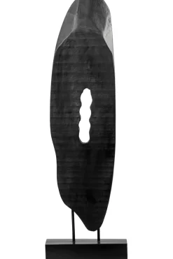Table Top|Abstract^Statues & Sculptures Obsidian Essence 70cm Black Wood Indoor Sculpture