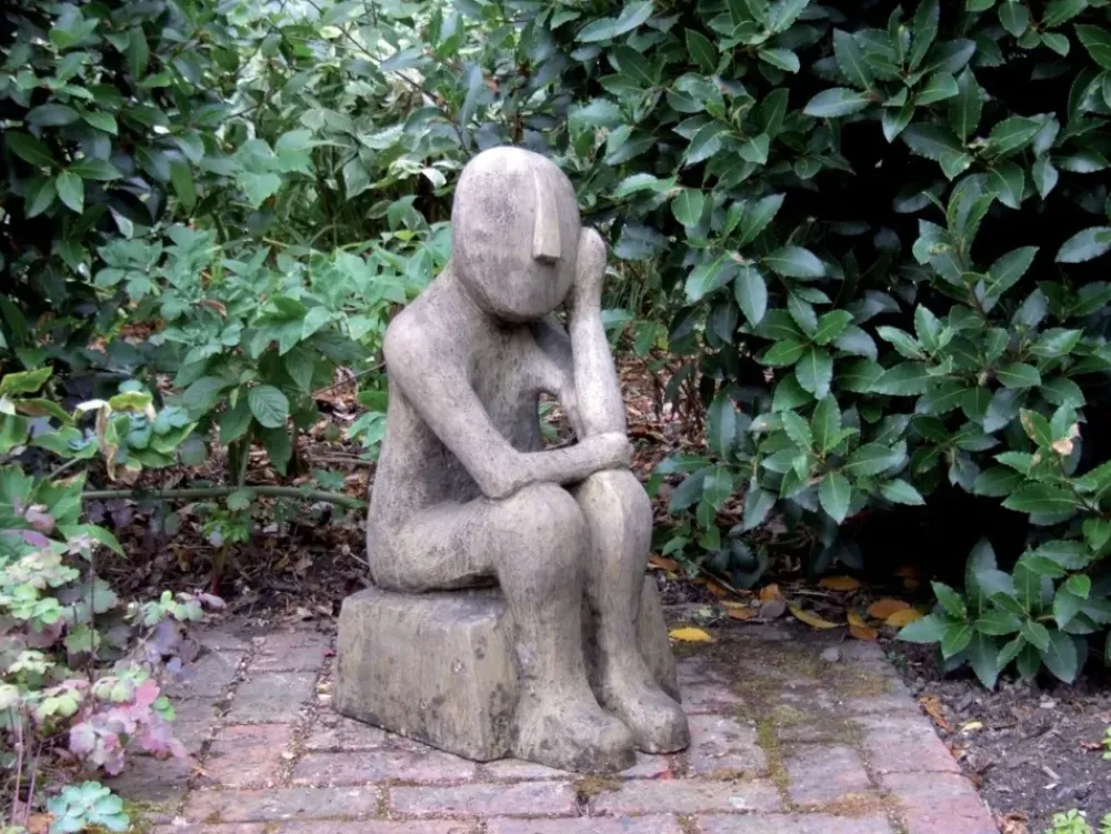 Modern^Statues & Sculptures Oliver Modern Stone Garden Statue