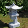 Pagodas^Statues & Sculptures One Tier Japanese Pagoda Lantern Granite Garden Ornament