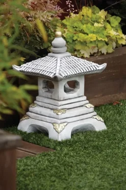 Pagodas^Statues & Sculptures One Tier Japanese Pagoda Stone Garden Ornament