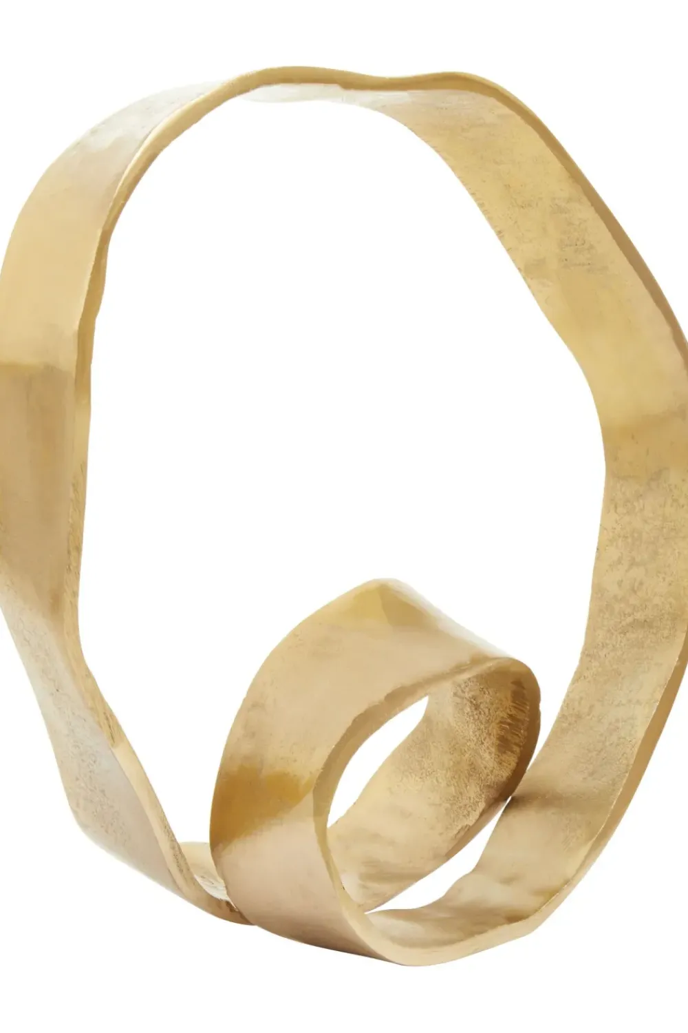 Table Top|Abstract^Statues & Sculptures Orbique 42cm Gold Metal Indoor Sculpture