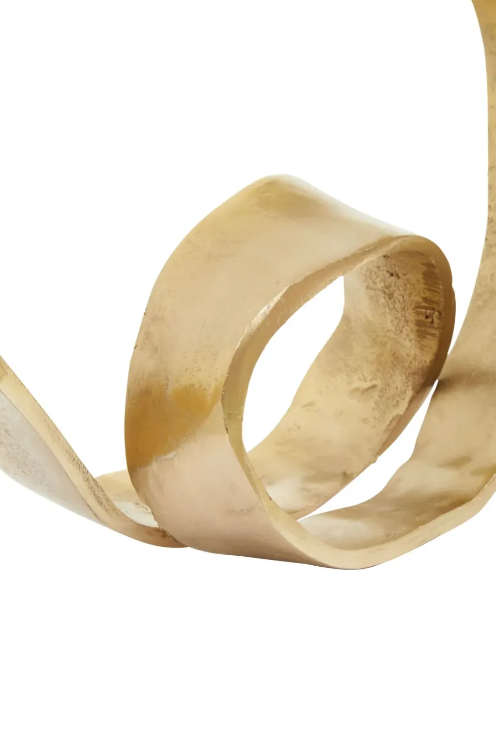 Table Top|Abstract^Statues & Sculptures Orbique 42cm Gold Metal Indoor Sculpture