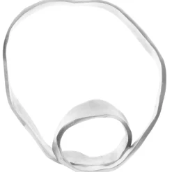 Table Top|Abstract^Statues & Sculptures Orbique 42cm Silver Metal Indoor Sculpture