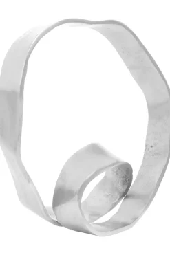 Table Top|Abstract^Statues & Sculptures Orbique 42cm Silver Metal Indoor Sculpture