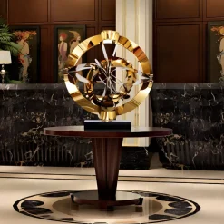 Table Top|Abstract^Statues & Sculptures Orbital Chaos 55cm Copper Metal Indoor Sculpture