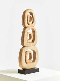 Table Top|Abstract^Statues & Sculptures Orbital Elegance 57cm Wood Indoor Sculpture