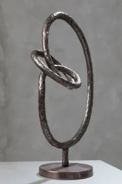 Table Top|Abstract^Statues & Sculptures Orbitus 52cm Bronze Metal Indoor Sculpture