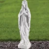Virgin Mary^Statues & Sculptures Our Lady of Lourdes 40cm Marble Resin Garden Statue