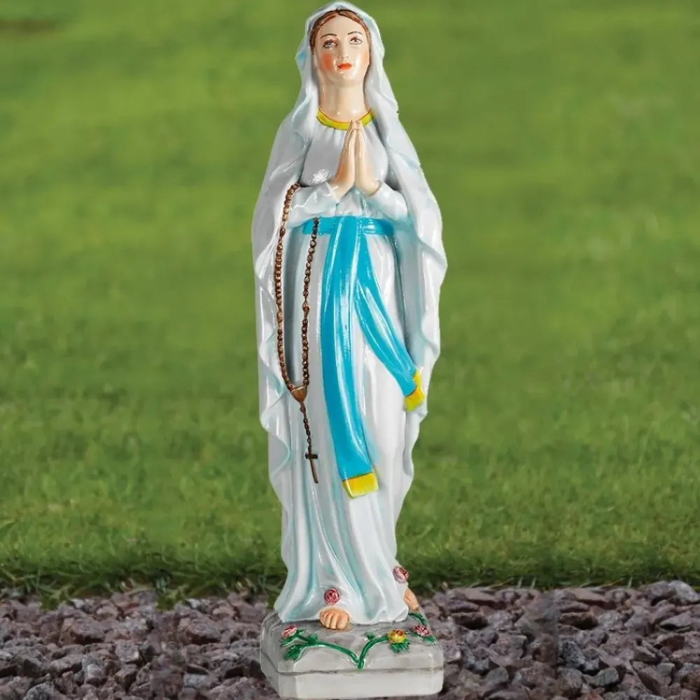 Virgin Mary^Statues & Sculptures Our Lady of Lourdes 58cm Marble Resin Garden Statue