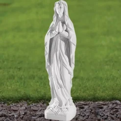 Virgin Mary^Statues & Sculptures Our Lady of Lourdes 52cm Marble Resin Garden Statue