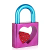 Table Top|Contemporary^Statues & Sculptures Passion Padlock 38cm Pink Resin Indoor Sculpture