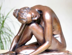 Figurative|Table Top^Statues & Sculptures Pause In The Dance Figurine Bronze Indoor Sculpture