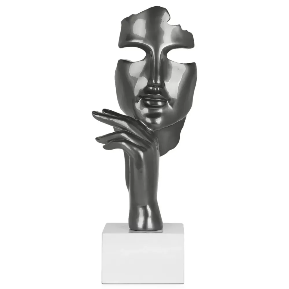 Figurative|Table Top^Statues & Sculptures Phantom Diva 45cm Anthracite Resin Indoor Sculpture