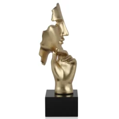 Figurative|Table Top^Statues & Sculptures Phantom Diva 45cm Gold Resin Indoor Sculpture