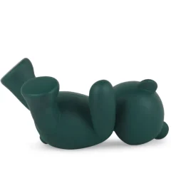 Table Top|Animals^Statues & Sculptures Playful Bear 15cm Green Resin Indoor Sculpture