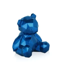 Table Top|Low Poly^Statues & Sculptures Polygon Bear 20cm Blue Resin Indoor Sculpture