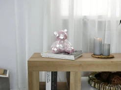 Table Top|Low Poly^Statues & Sculptures Polygon Bear 20cm Pink Resin Indoor Sculpture