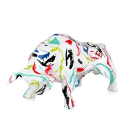 Table Top|Low Poly^Statues & Sculptures Polygon Bull 25cm Abstract Resin Indoor Sculpture