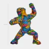 Table Top|Floor Standing^Statues & Sculptures Polygon Gorilla 50cm Pop Art Resin Indoor Sculpture