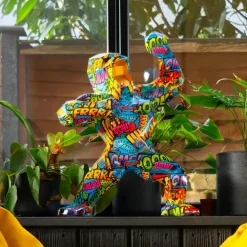 Table Top|Floor Standing^Statues & Sculptures Polygon Gorilla 50cm Pop Art Resin Indoor Sculpture