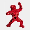 Table Top|Floor Standing^Statues & Sculptures Polygon Gorilla 50cm Red Resin Indoor Sculpture