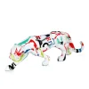 Table Top|Low Poly^Statues & Sculptures Polygon Panther 14cm Abstract Resin Indoor Sculpture