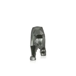 Table Top|Low Poly^Statues & Sculptures Polygon Panther 14cm Anthracite Resin Indoor Sculpture