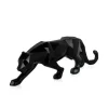 Table Top|Low Poly^Statues & Sculptures Polygon Panther 14cm Black Resin Indoor Sculpture