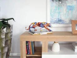 Table Top|Graffiti^Statues & Sculptures Polygon Panther 14cm Graffiti Resin Indoor Sculpture