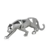 Table Top|Floor Standing^Statues & Sculptures Polygon Panther 14cm Silver Resin Indoor Sculpture