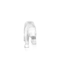 Table Top|Low Poly^Statues & Sculptures Polygon Panther 14cm White Resin Indoor Sculpture