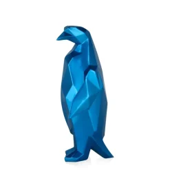 Table Top|Low Poly^Statues & Sculptures Polygon Penguin 35cm Blue Resin Indoor Sculpture