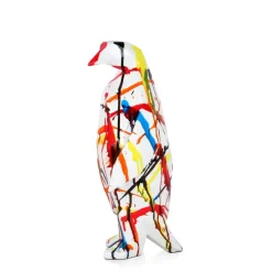 Table Top|Low Poly^Statues & Sculptures Polygon Penguin 35cm Multicolour Resin Indoor Sculpture