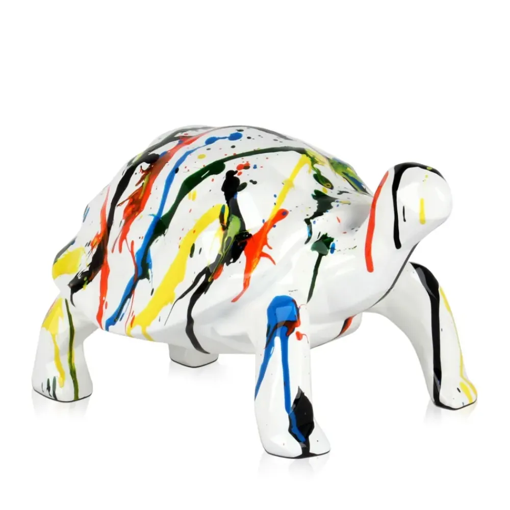Table Top|Low Poly^Statues & Sculptures Polygon Turtle 21cm Multicolour Resin Indoor Sculpture