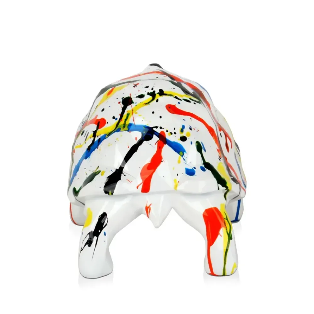 Table Top|Low Poly^Statues & Sculptures Polygon Turtle 21cm Multicolour Resin Indoor Sculpture