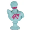 Figurative|Table Top^Statues & Sculptures Pop Art Titan 35cm Blu Blue Resin Indoor Sculpture