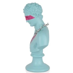 Figurative|Table Top^Statues & Sculptures Pop Art Titan 35cm Blu Blue Resin Indoor Sculpture