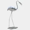 Wildlife|Cranes^Statues & Sculptures Pure Crane 124cm Silver Metal Garden Sculpture