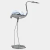 Wildlife|Cranes^Statues & Sculptures Pure Crane 130cm Silver Metal Garden Sculpture v2