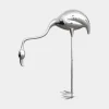 Wildlife|Contemporary^Statues & Sculptures Pure Flamingo 124cm Silver Metal Garden Sculpture