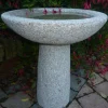 Bird Baths^Statues & Sculptures Pure Natural Granite Pink Stone Garden Birdbath
