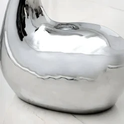 Table Top|Floor Standing^Statues & Sculptures Pure Swan 95cm Silver Metal Indoor Sculpture