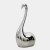 Floor Standing|Animals^Statues & Sculptures Pure Swan 108cm Silver Metal Indoor Sculpture
