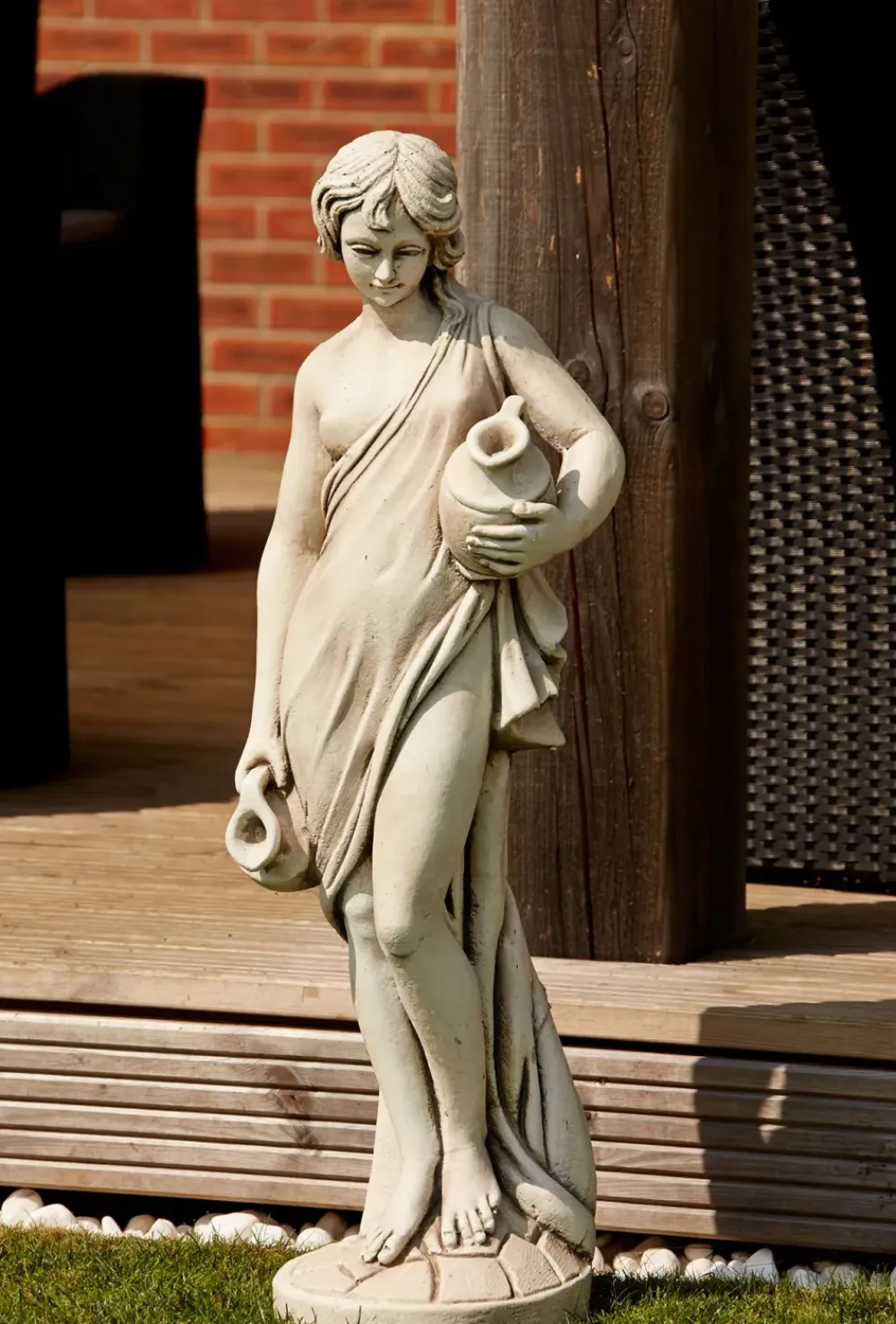 Greek^Statues & Sculptures Purity Maiden Stone Garden Statue