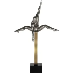 Figurative|Floor Standing^Statues & Sculptures Quantum Leap 80cm Anthracite Resin Indoor Sculpture