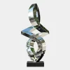 Table Top|Floor Standing^Statues & Sculptures Quantum Shift 98cm Silver Metal Indoor Sculpture