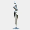 Giant|Floor Standing^Statues & Sculptures Raindrop Dream 215cm Silver Metal Garden Sculpture