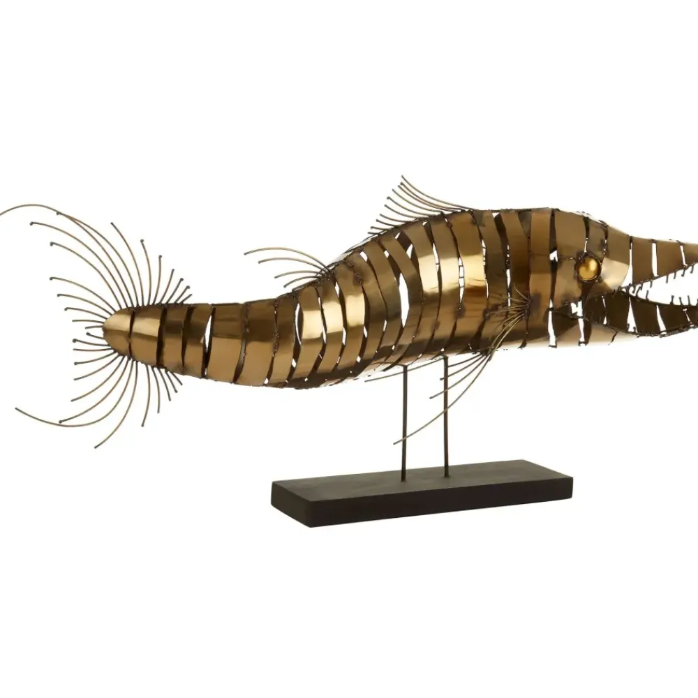 Table Top|Animals^Statues & Sculptures Razorfin Stainless Steel Indoor Sculpture